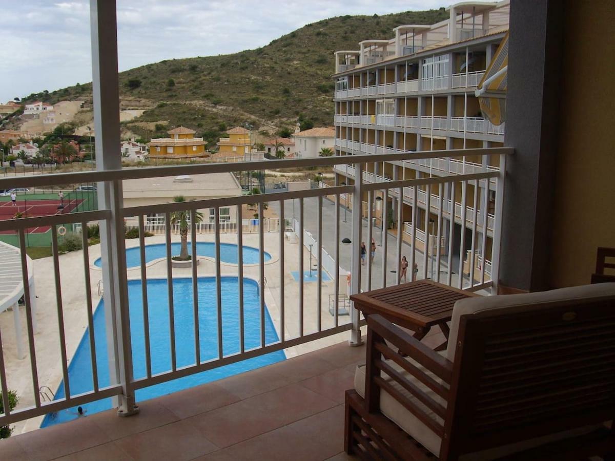 2 Dorm.A/A.Vista Mar.Wifi.Gym.Sauna.Terraza.Parking. 坎佩略 外观 照片
