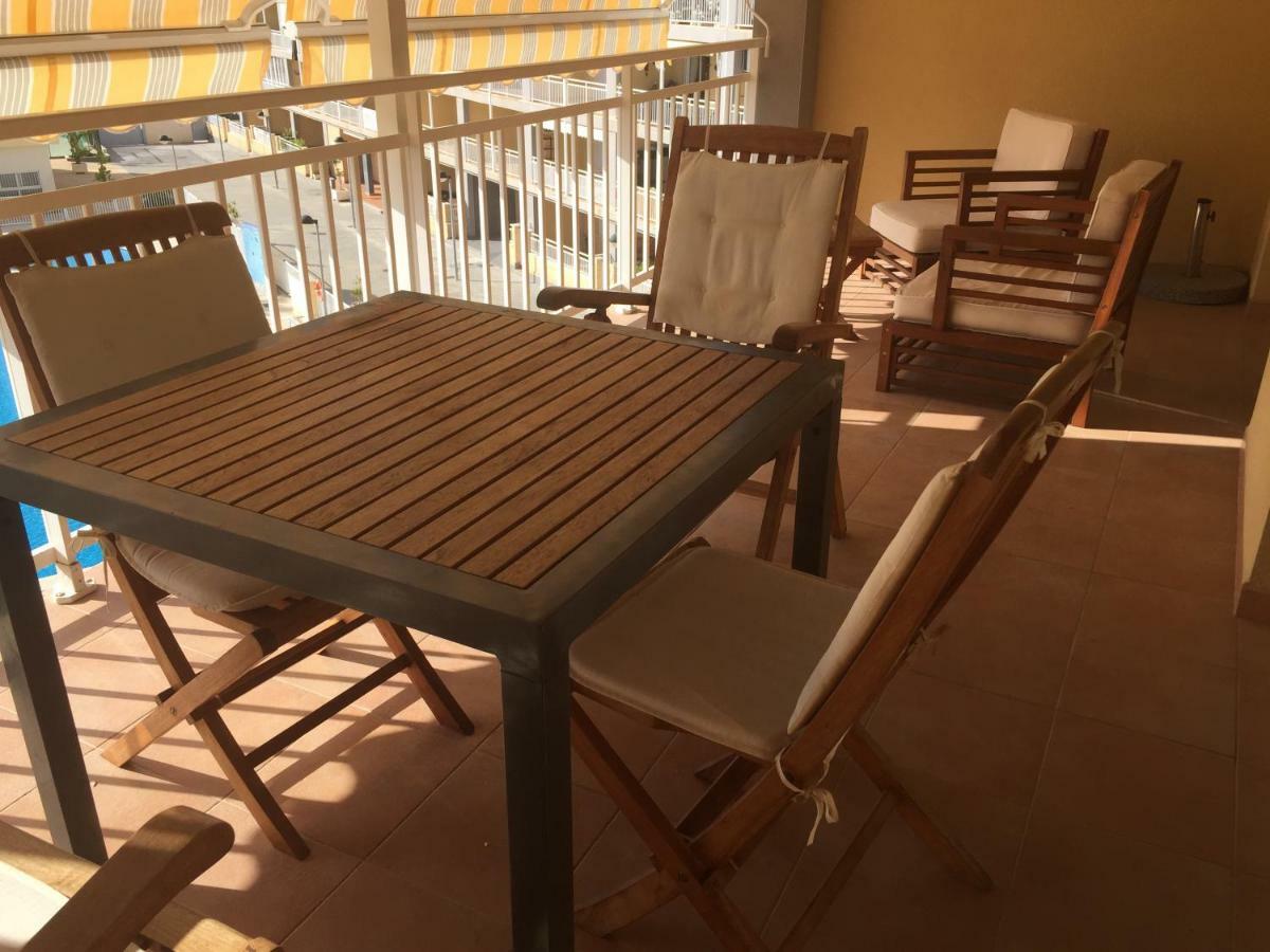 2 Dorm.A/A.Vista Mar.Wifi.Gym.Sauna.Terraza.Parking. 坎佩略 外观 照片